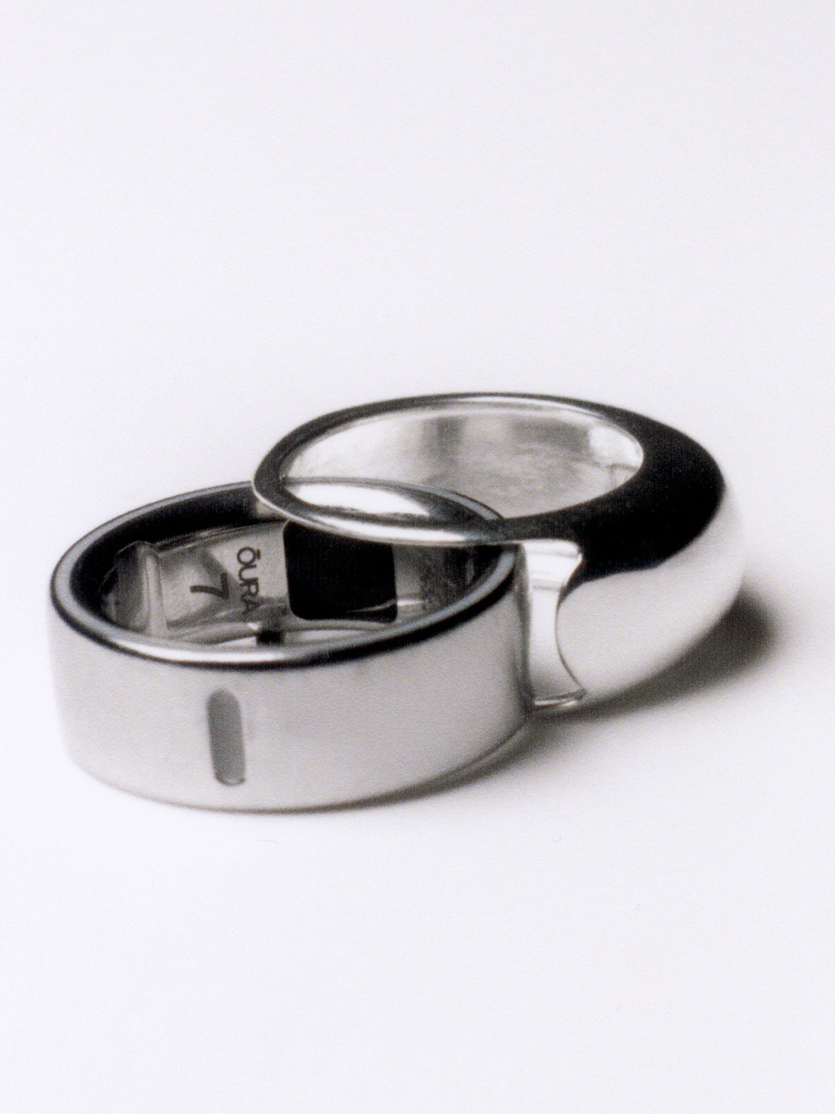 Silver Oura Ring Cover