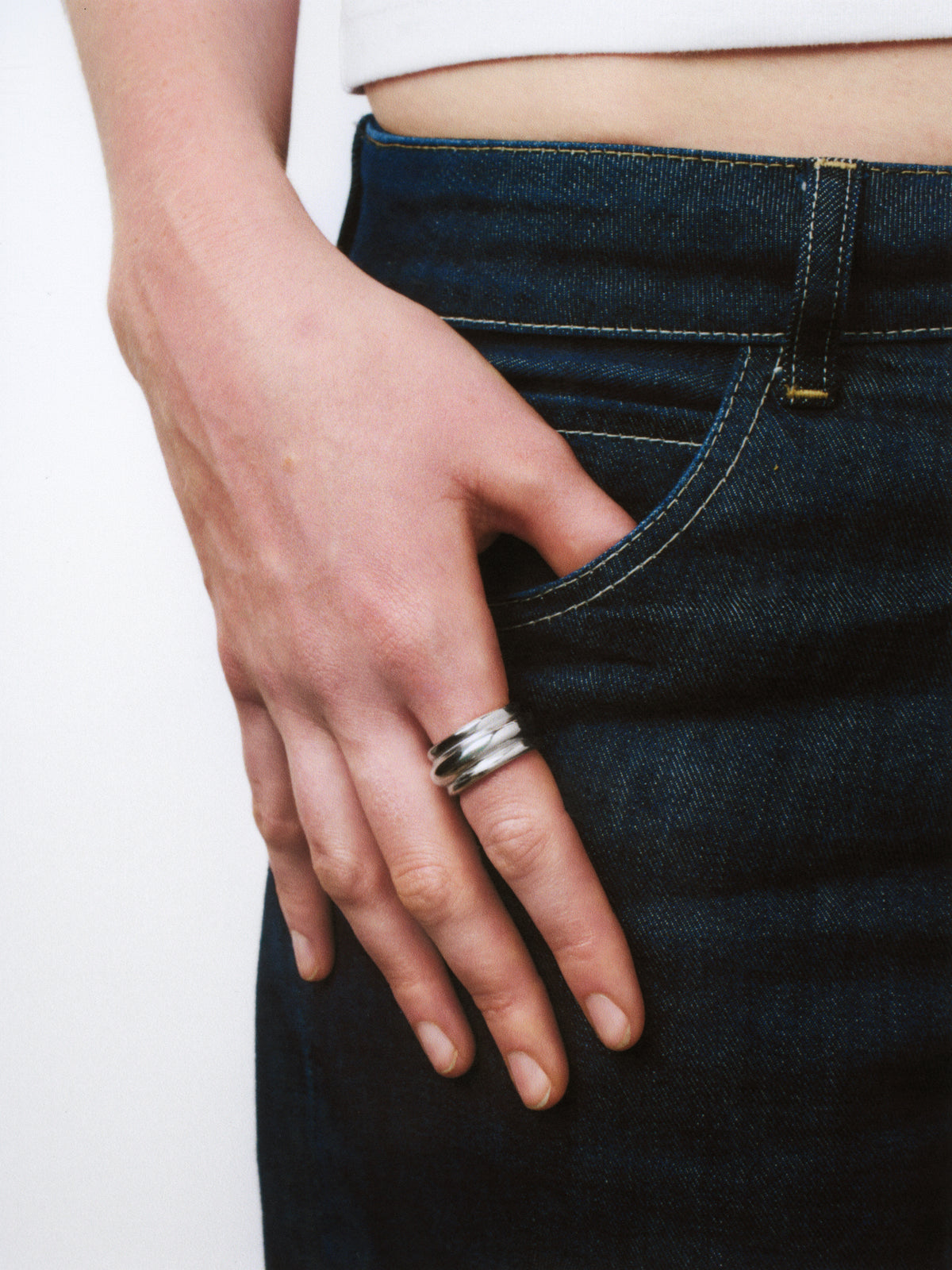 Ridge Band Ring